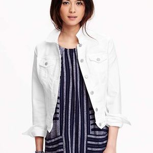 Old Navy White Jean Jacket